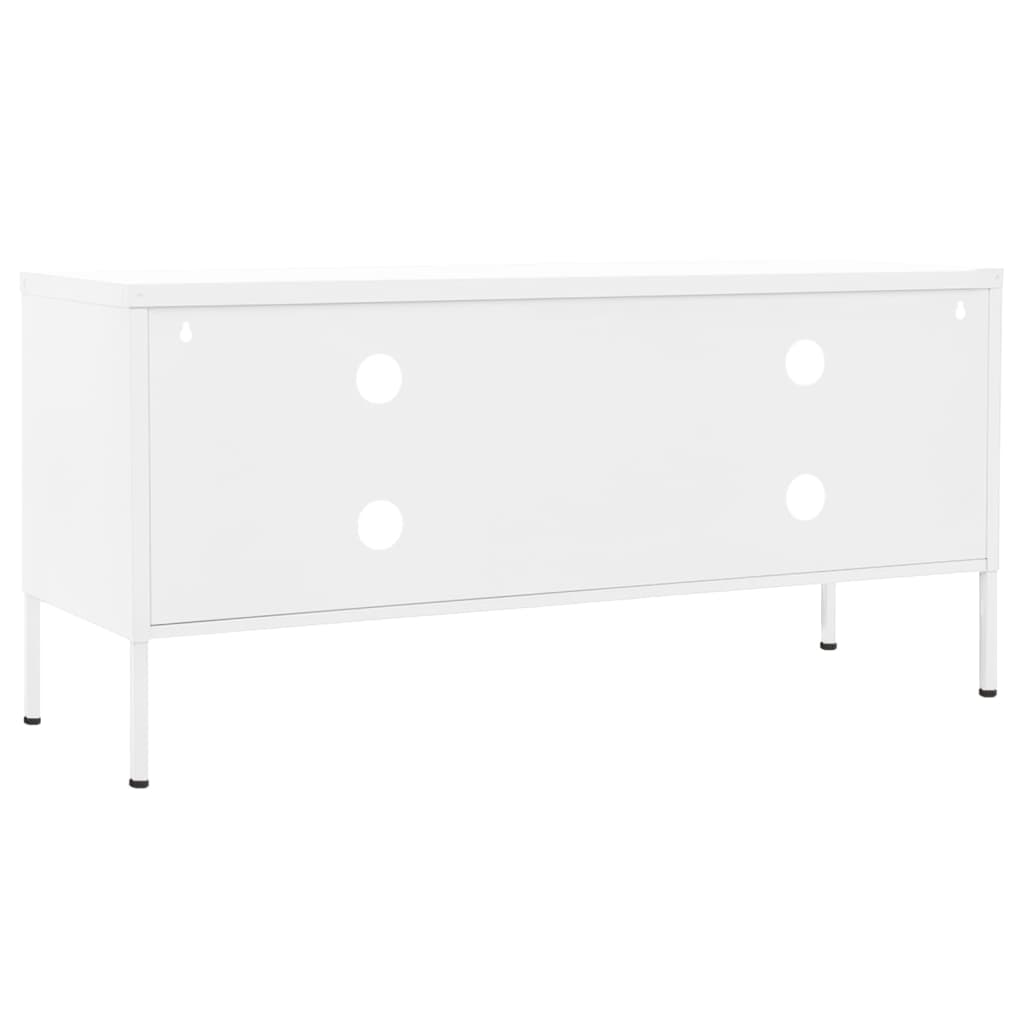 TV ormarić bijeli 105 x 35 x 50 cm čelični