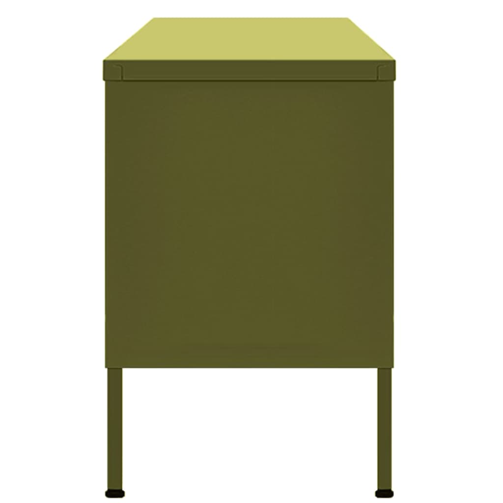 TV ormarić maslinasti 105 x 35 x 50 cm čelični