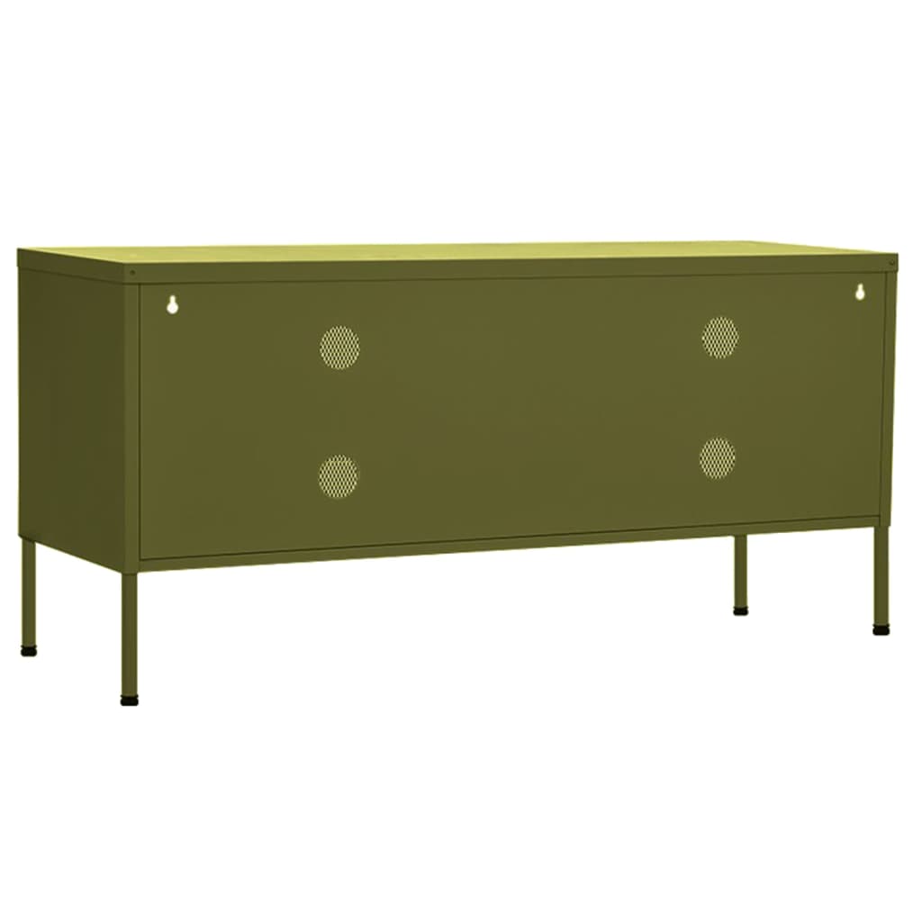 TV ormarić maslinasti 105 x 35 x 50 cm čelični