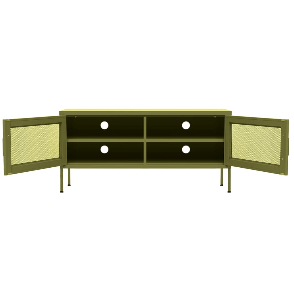 TV ormarić maslinasti 105 x 35 x 50 cm čelični