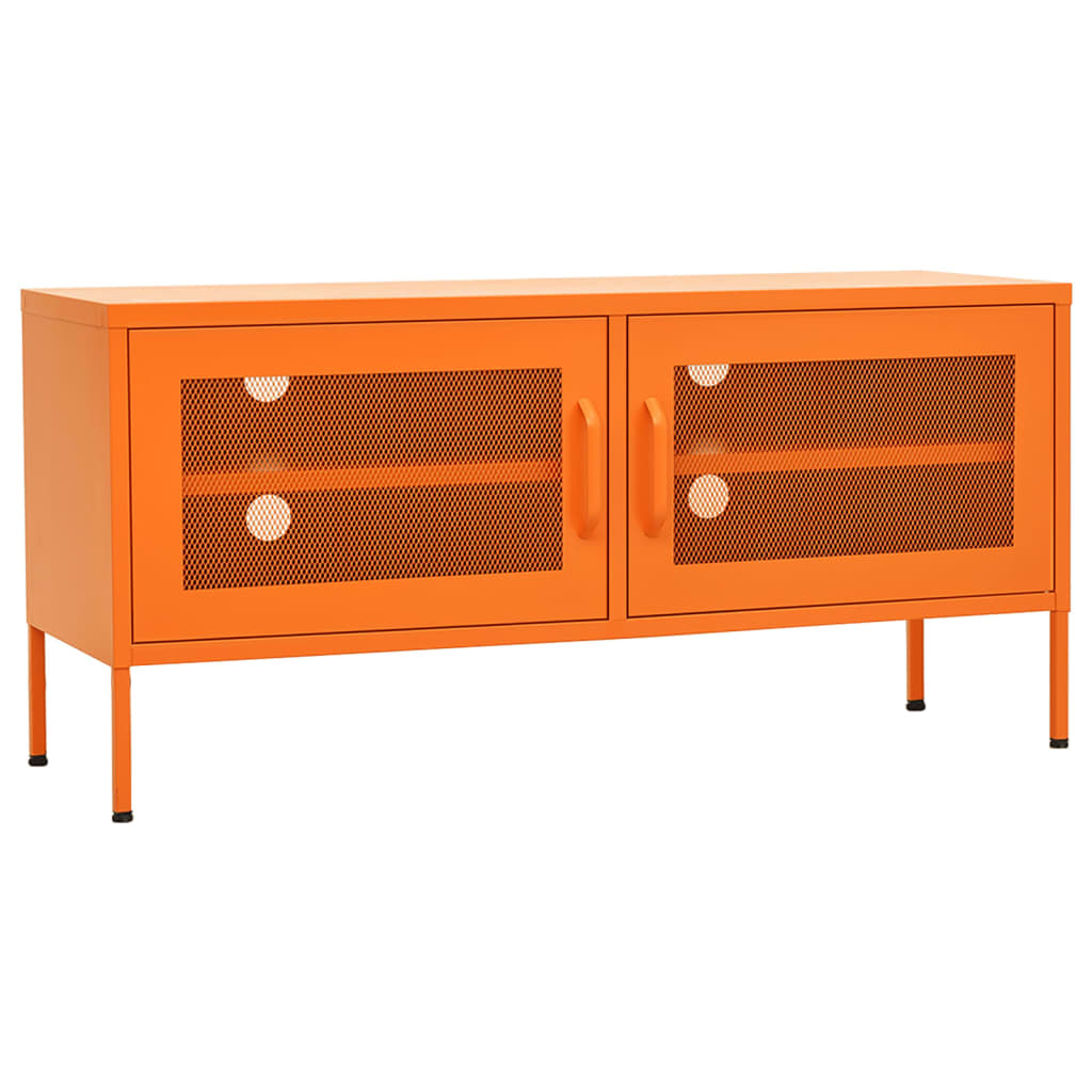 TV ormarić narančasti 105 x 35 x 50 cm čelični