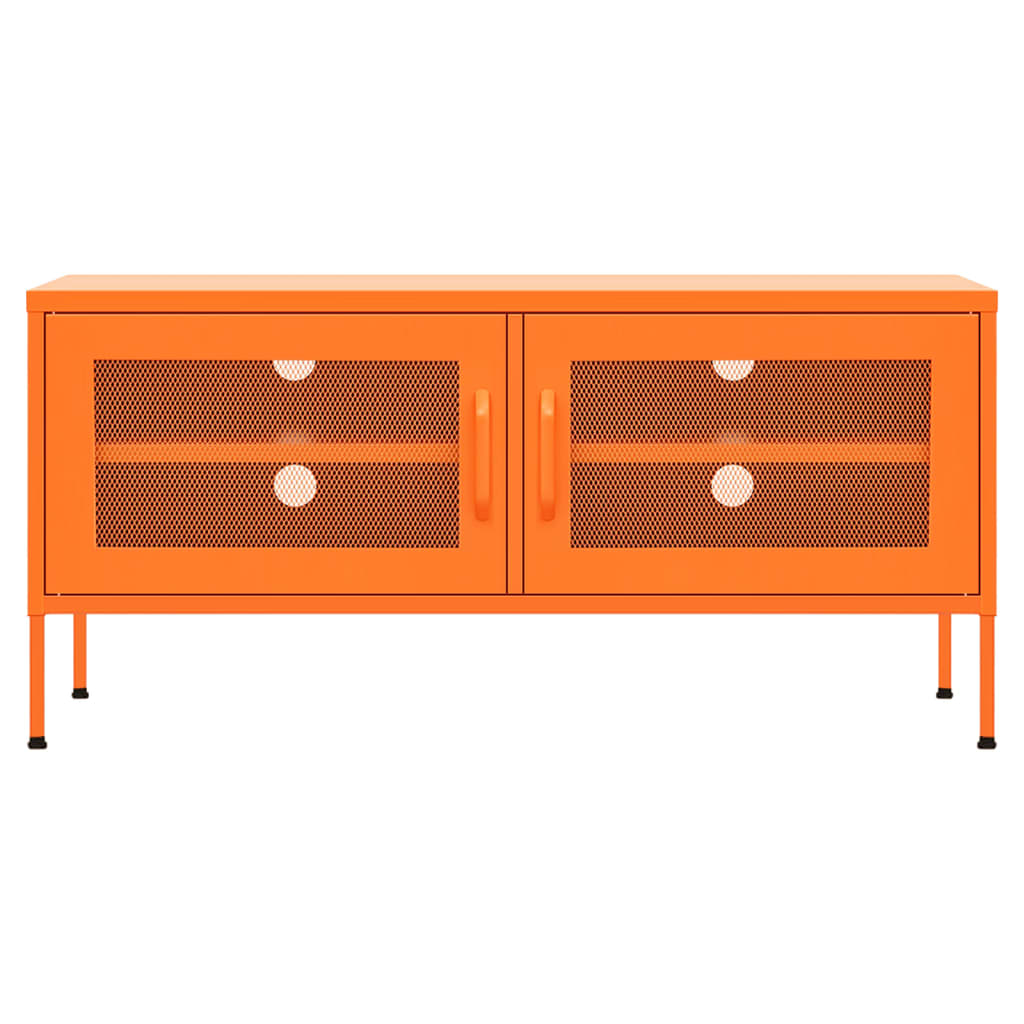 TV ormarić narančasti 105 x 35 x 50 cm čelični