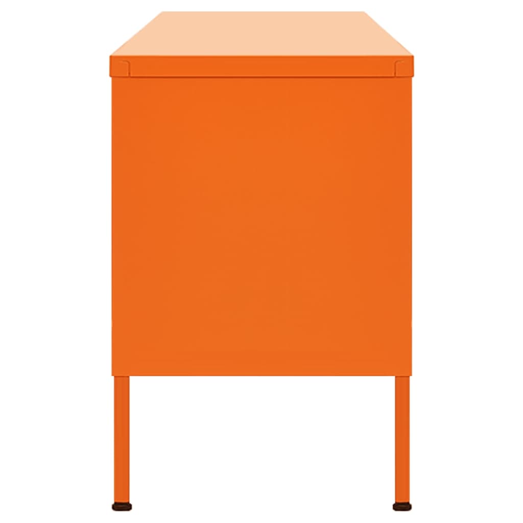 TV ormarić narančasti 105 x 35 x 50 cm čelični