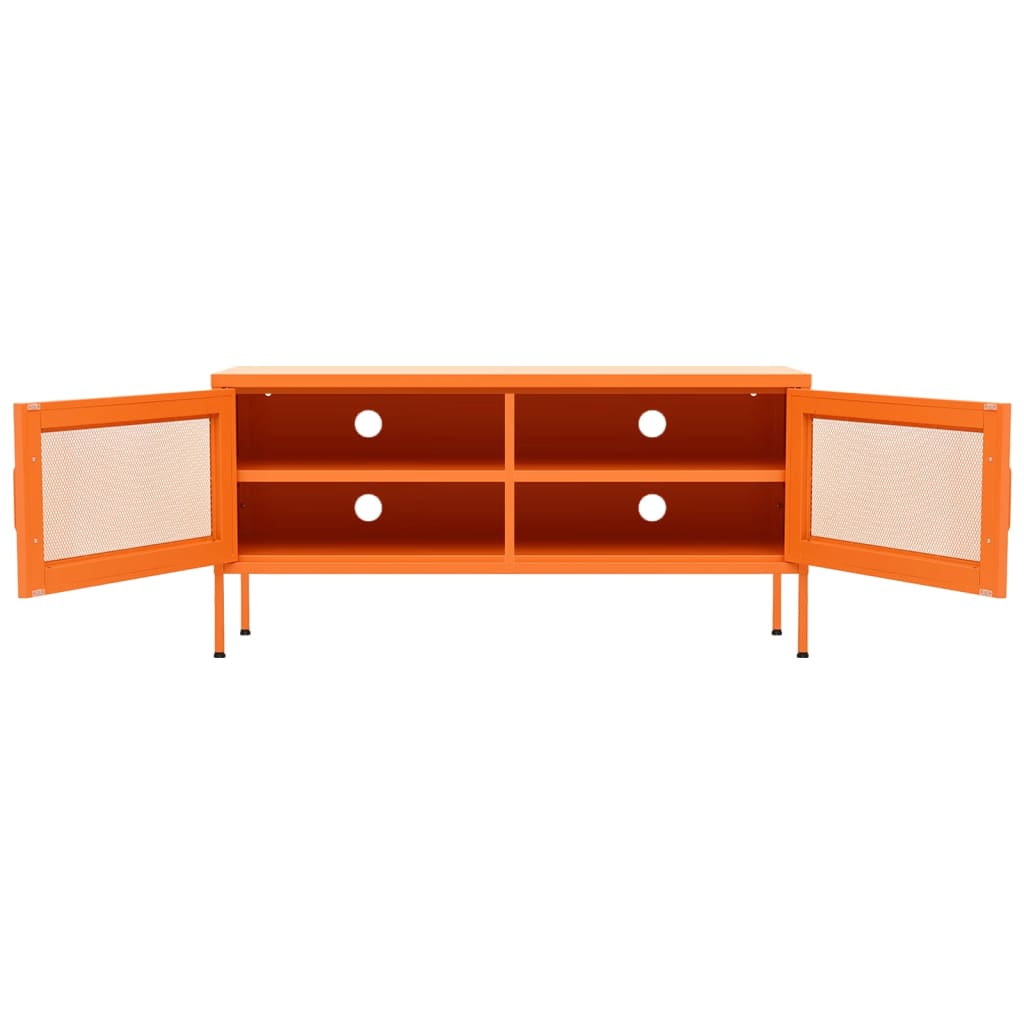 TV ormarić narančasti 105 x 35 x 50 cm čelični