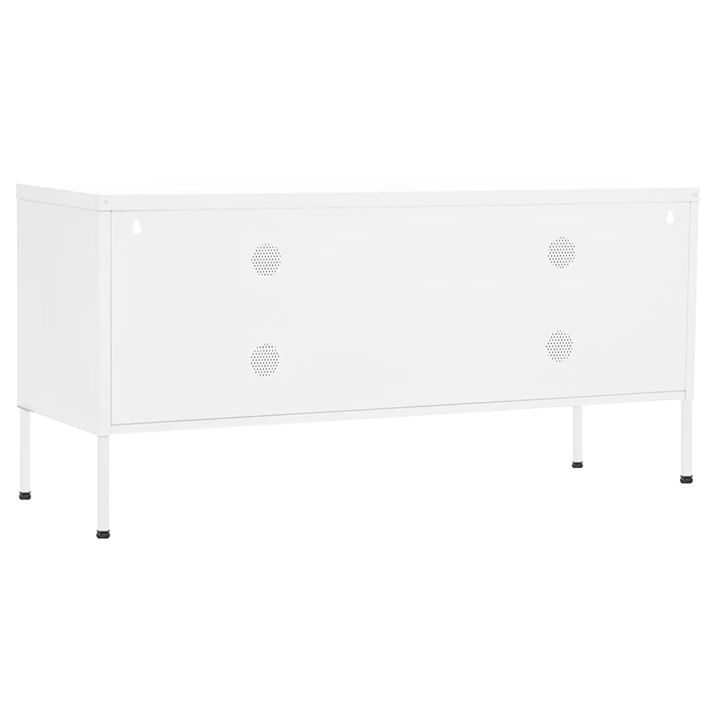 TV ormarić bijeli 105 x 35 x 50 cm čelični