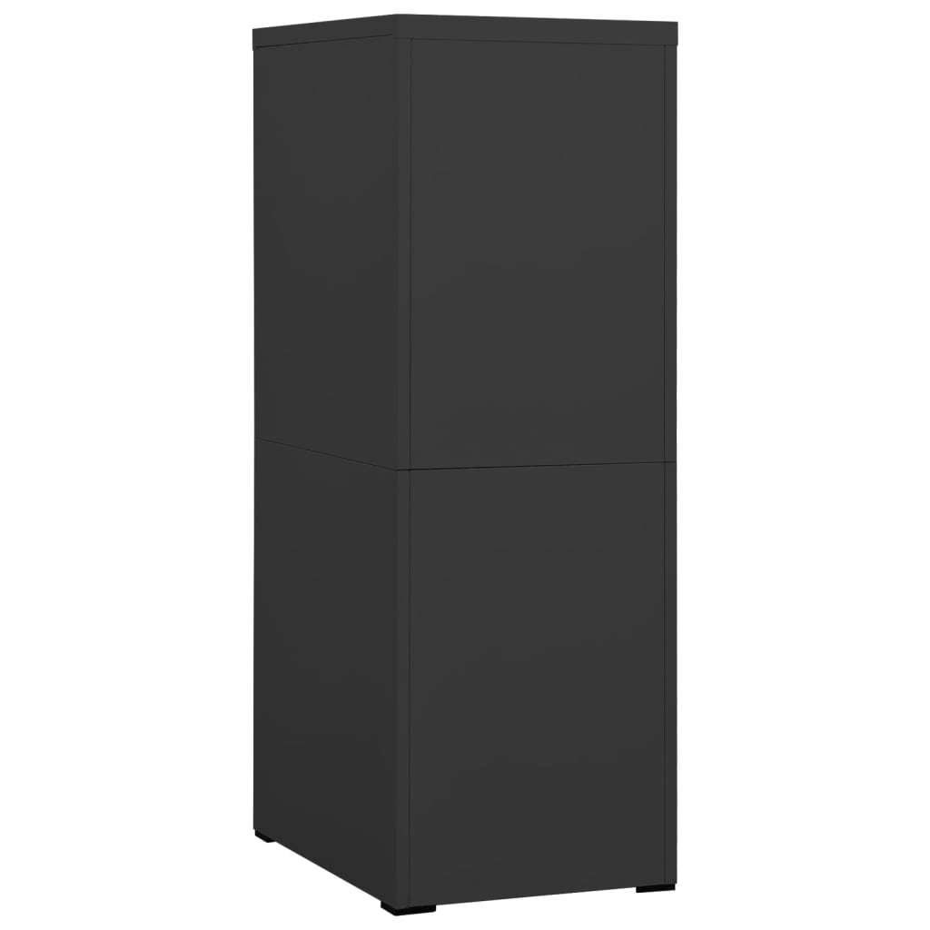 Ormarić za spise antracit 46 x 62 x 133 cm čelični