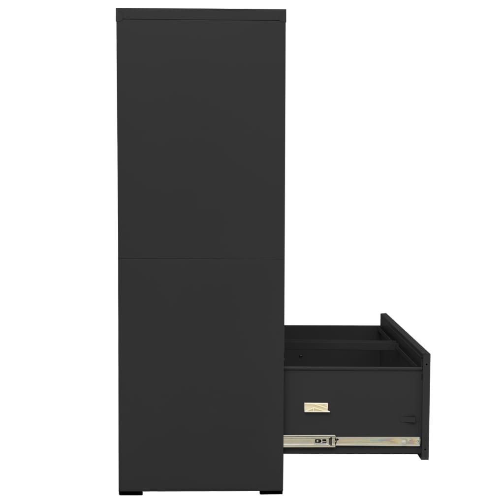 Ormarić za spise antracit 90 x 46 x 134 cm čelični
