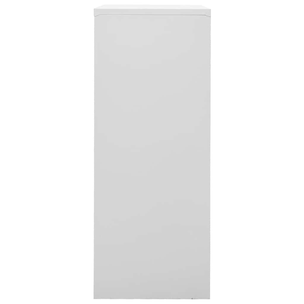 Uredski ormarić svjetlosivi 90 x 40 x 102 cm čelični