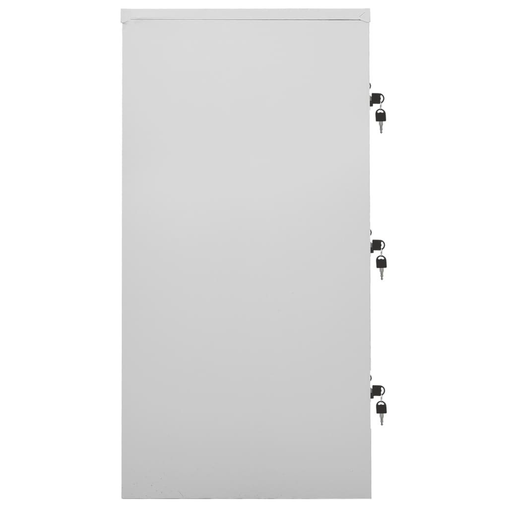 Ormarić s ključem svjetlosivi-zeleni 90 x 45 x 92,5 cm čelični