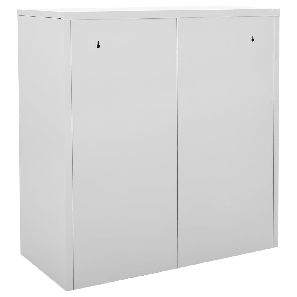 Ormarić s ključem svjetlosivi-zeleni 90 x 45 x 92,5 cm čelični