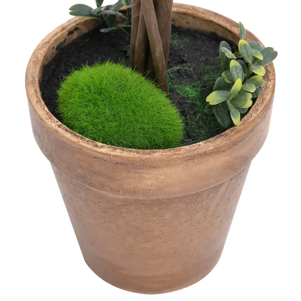 Umjetni šimširi s posudama 2 kom u obliku kugle zeleni 41 cm