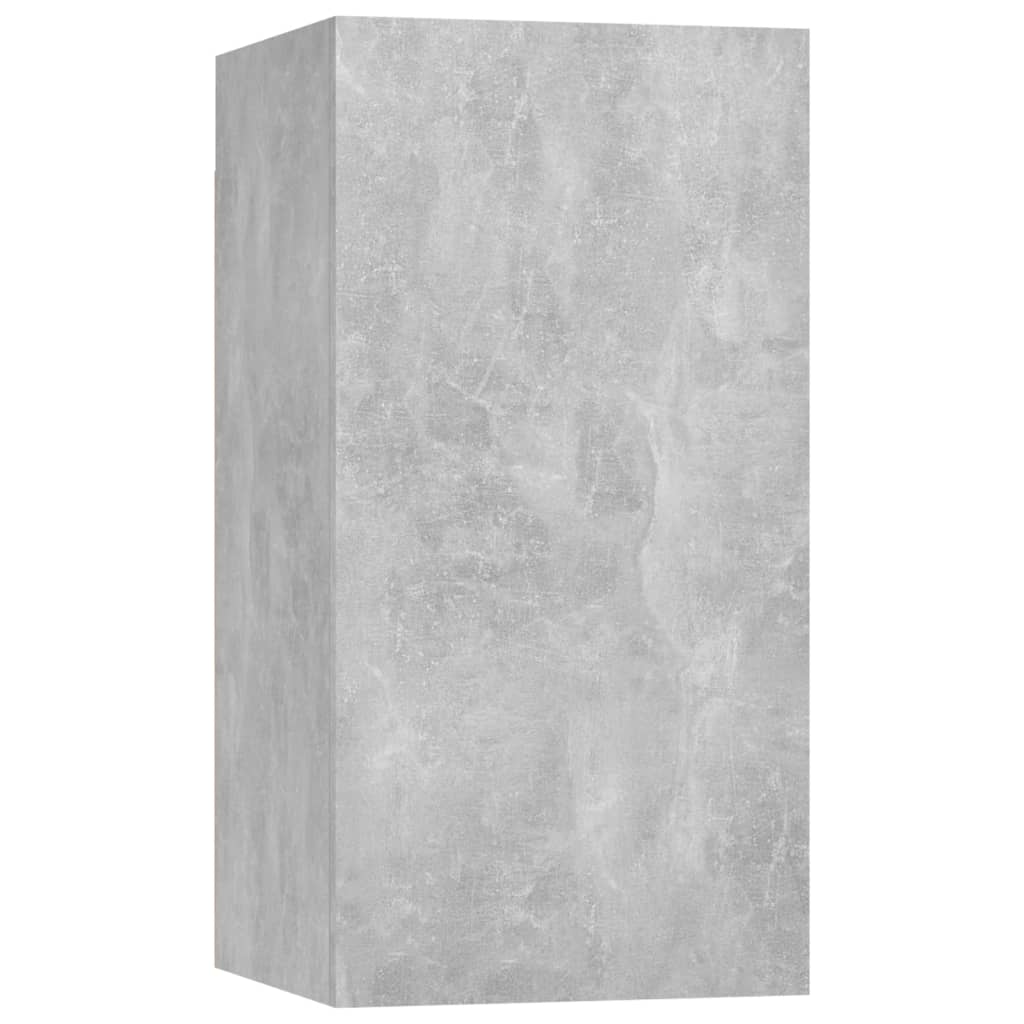 TV ormarići 7 kom boja betona 30,5x30x60 cm konstruirano drvo