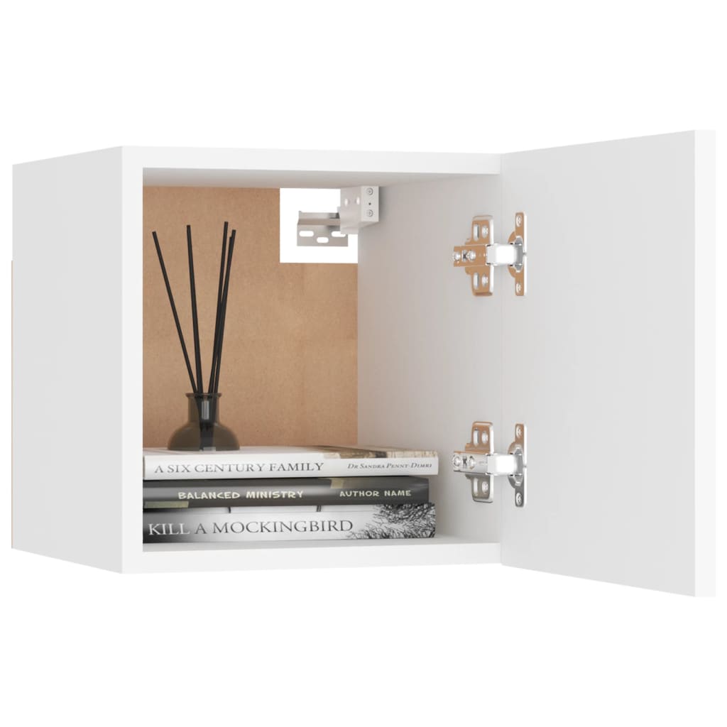 Noćni ormarići 2 kom bijeli 30,5 x 30 x 30 cm konstruirano drvo