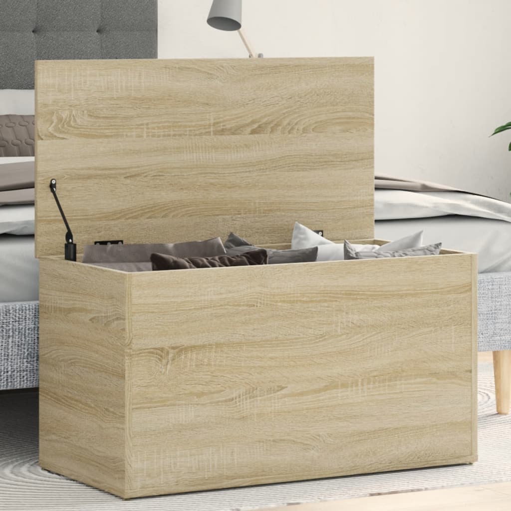 Škrinja za pohranu boja hrasta 84x42x46 cm konstruirano drvo