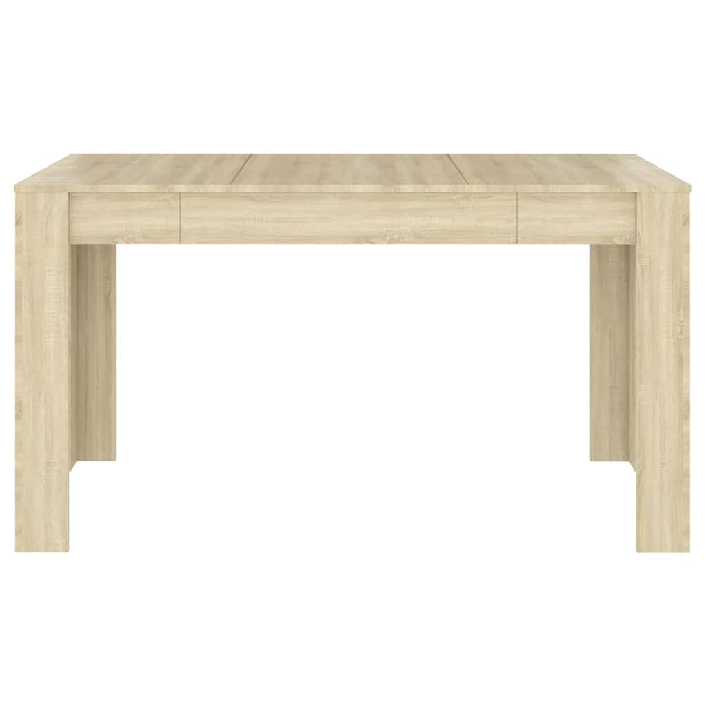 Blagovaonski stol boja hrasta sonome 140 x 74,5 x 76 cm iverica