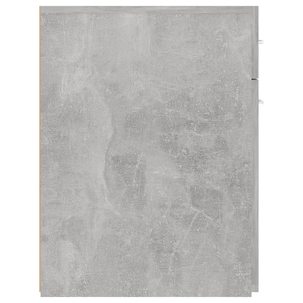 Ormarić za lijekove boja betona 20x45,5x60 cm konstruirano drvo