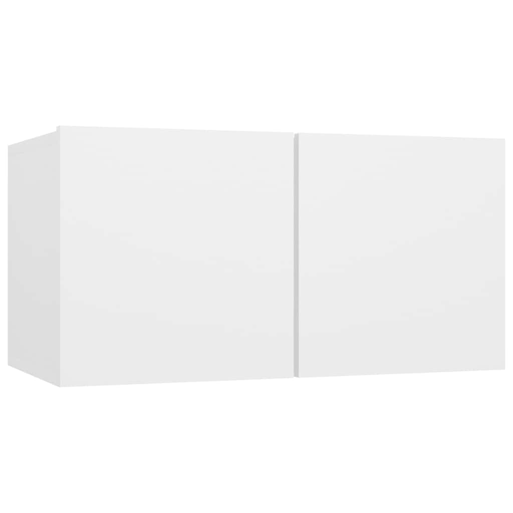 Viseći TV ormarići 3 kom bijeli 60 x 30 x 30 cm