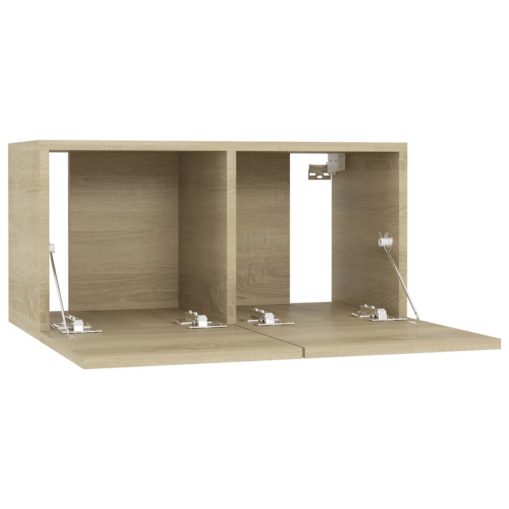 Viseći TV ormarići 3 kom boja hrasta sonome 60 x 30 x 30 cm