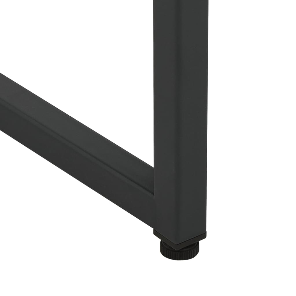 Komoda crna 105 x 35 x 75 cm čelična