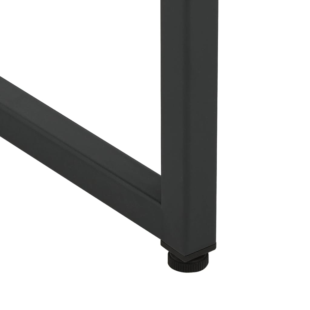 Komoda crna 75 x 35 x 75 cm čelična