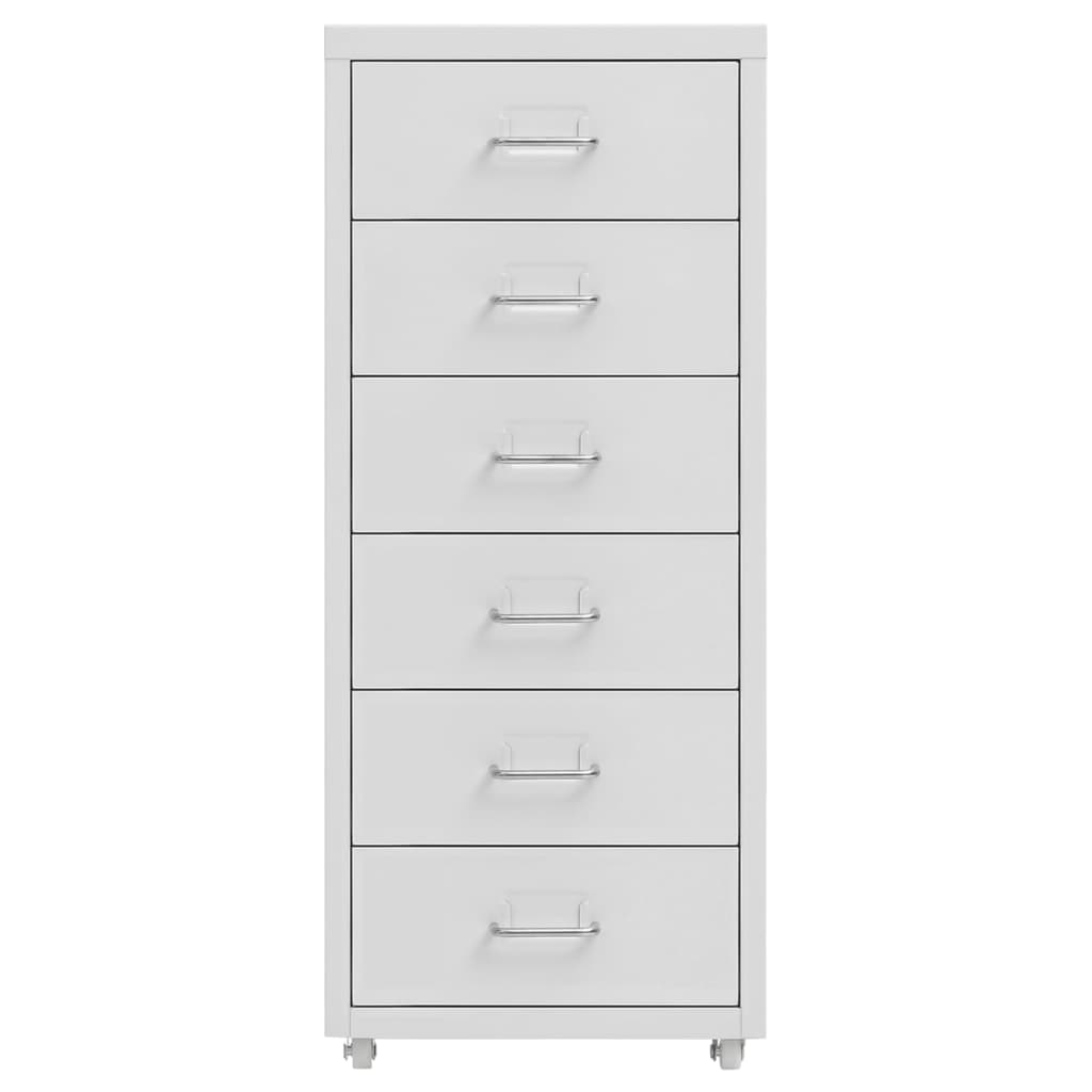 Mobilni ormarić za spise sivi 28 x 41 x 69 cm metalni