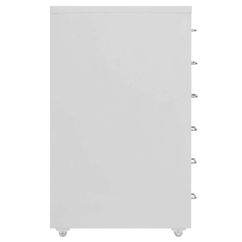 Mobilni ormarić za spise sivi 28 x 41 x 69 cm metalni