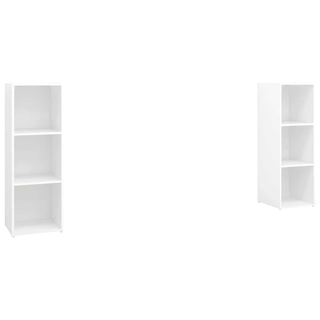 TV ormarići 2 kom bijeli 107 x 35 x 37 cm konstruirano drvo
