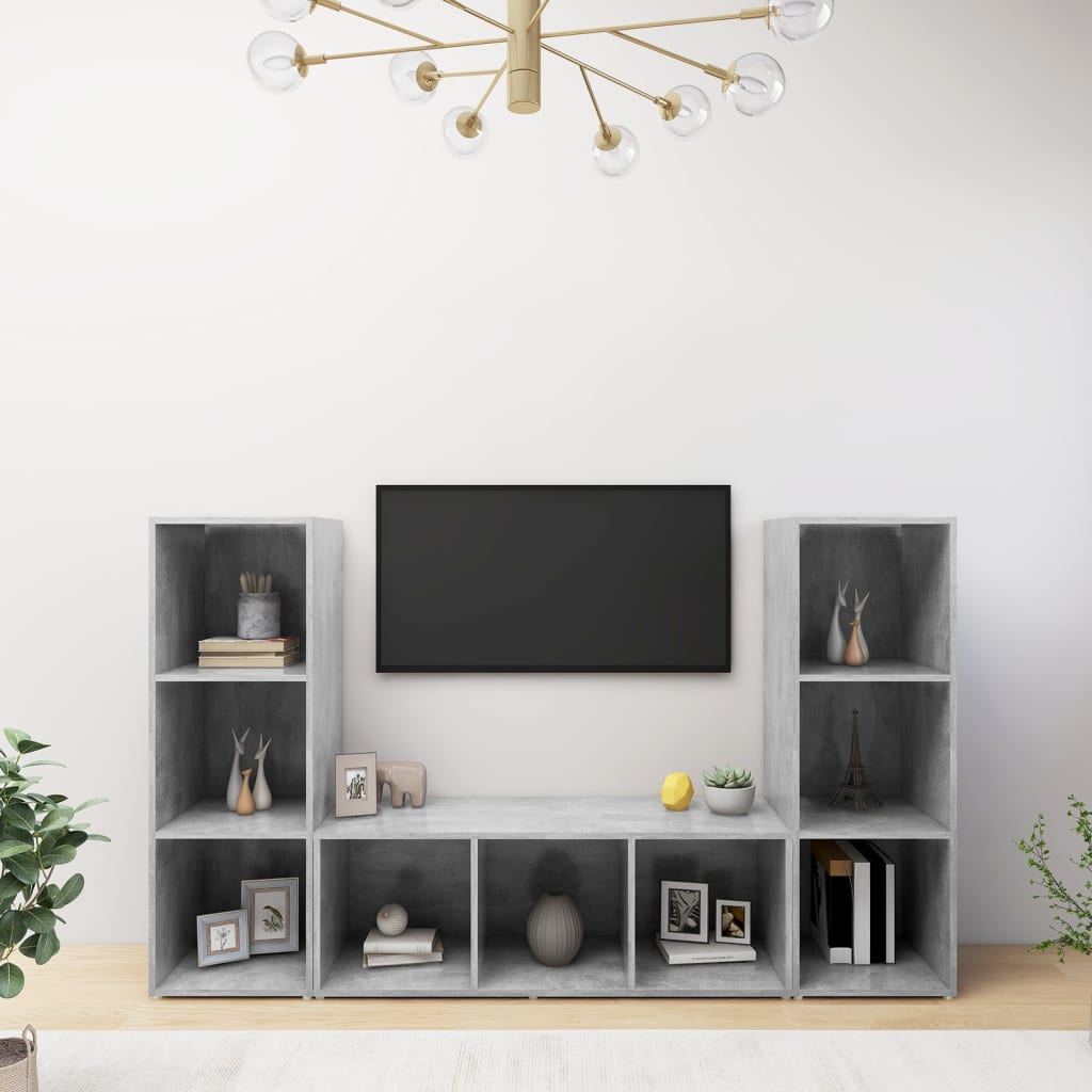 | TV ormar | 3 pcs 37 x 35 x 107.5 cm