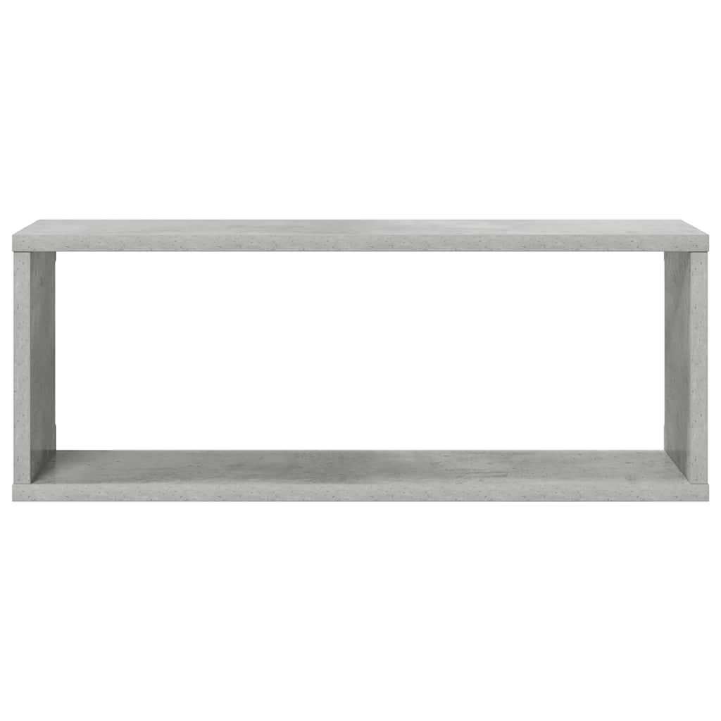 Kockaste zidne police 4 kom boja betona 60 x 15 x 23 cm drvene