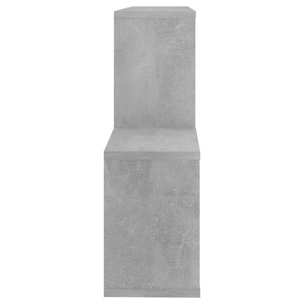 Zidna polica boja betona 100 x 18 x 53 cm konstruirano drvo