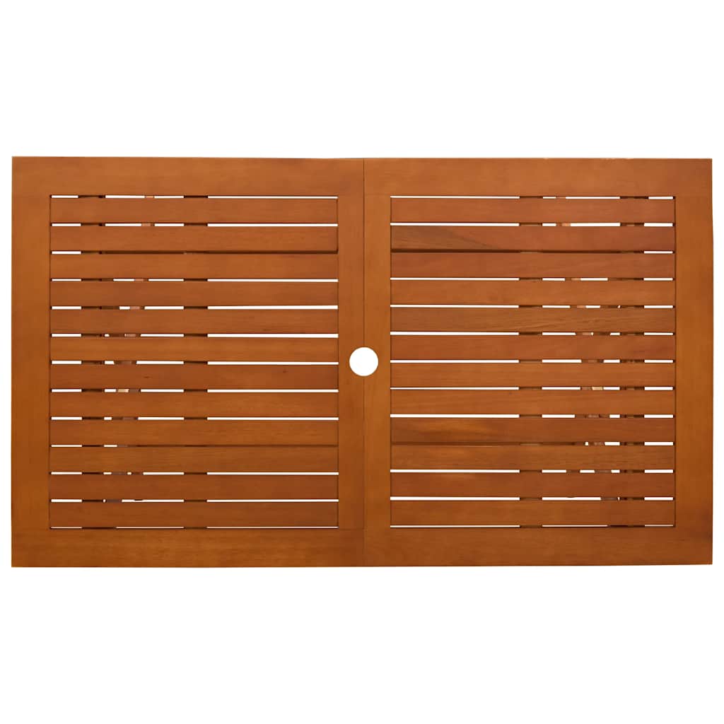 Sklopivi vrtni stol 120 x 70 x 75 cm masivno drvo eukaliptusa