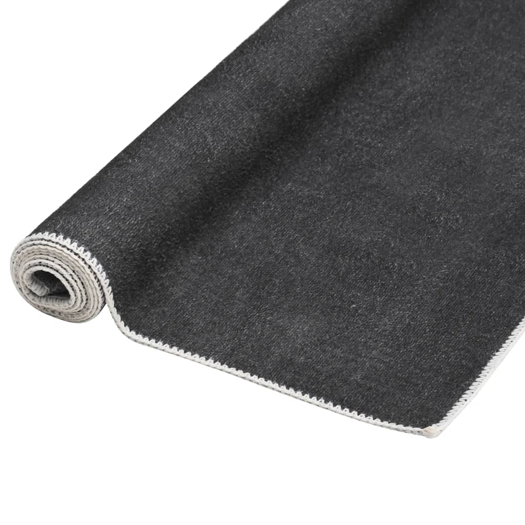 Dugi tepih perivi sklopivi antracit 80 x 300 cm od poliestera