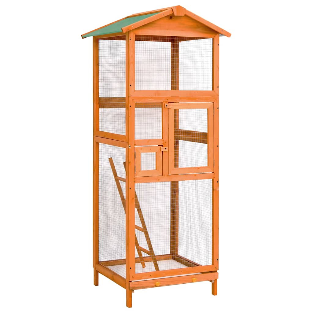 Kavez za ptice 68 x 62 x 166 cm od masivne jelovine