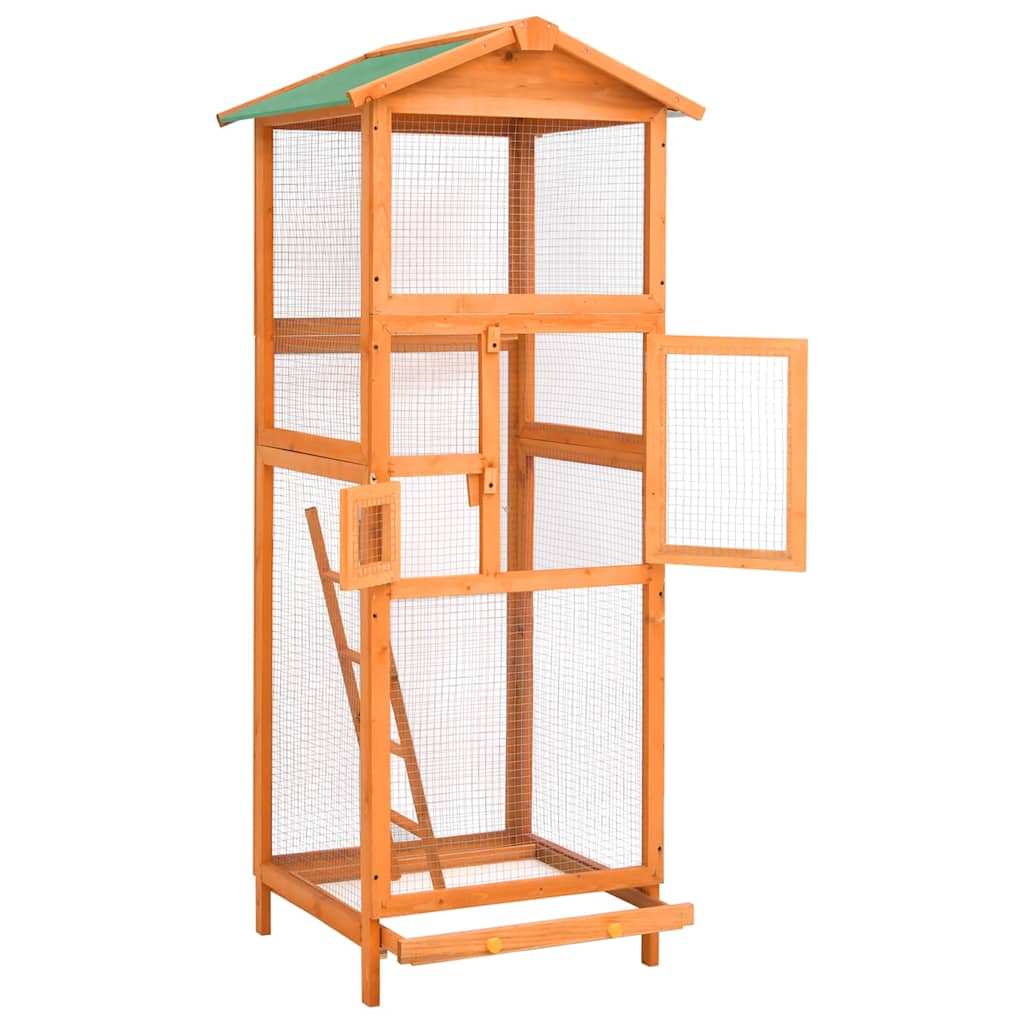Kavez za ptice 68 x 62 x 166 cm od masivne jelovine