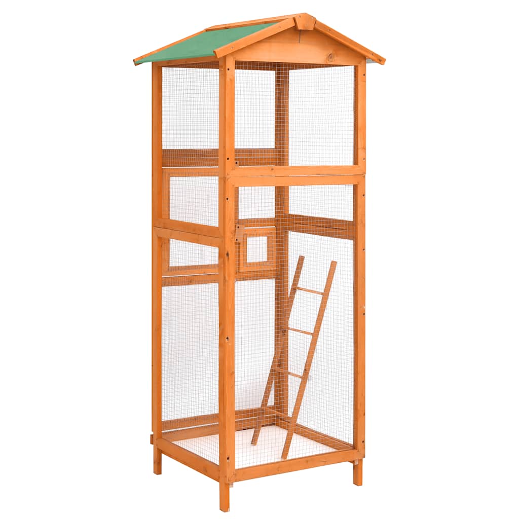 Kavez za ptice 68 x 62 x 166 cm od masivne jelovine