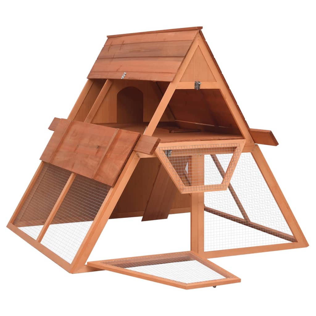 Kavez za zečeve 152 x 127 x 109,5 cm od masivne jelovine
