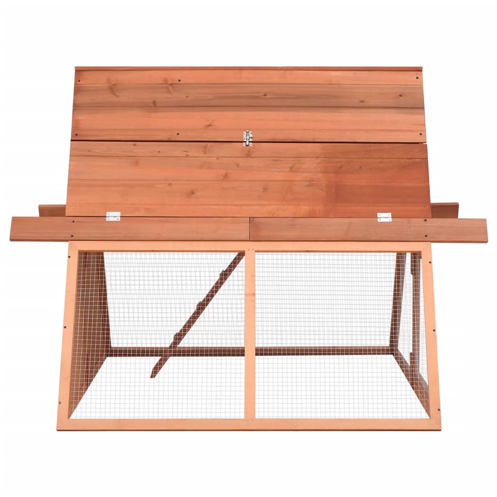 Kavez za zečeve 152 x 127 x 109,5 cm od masivne jelovine