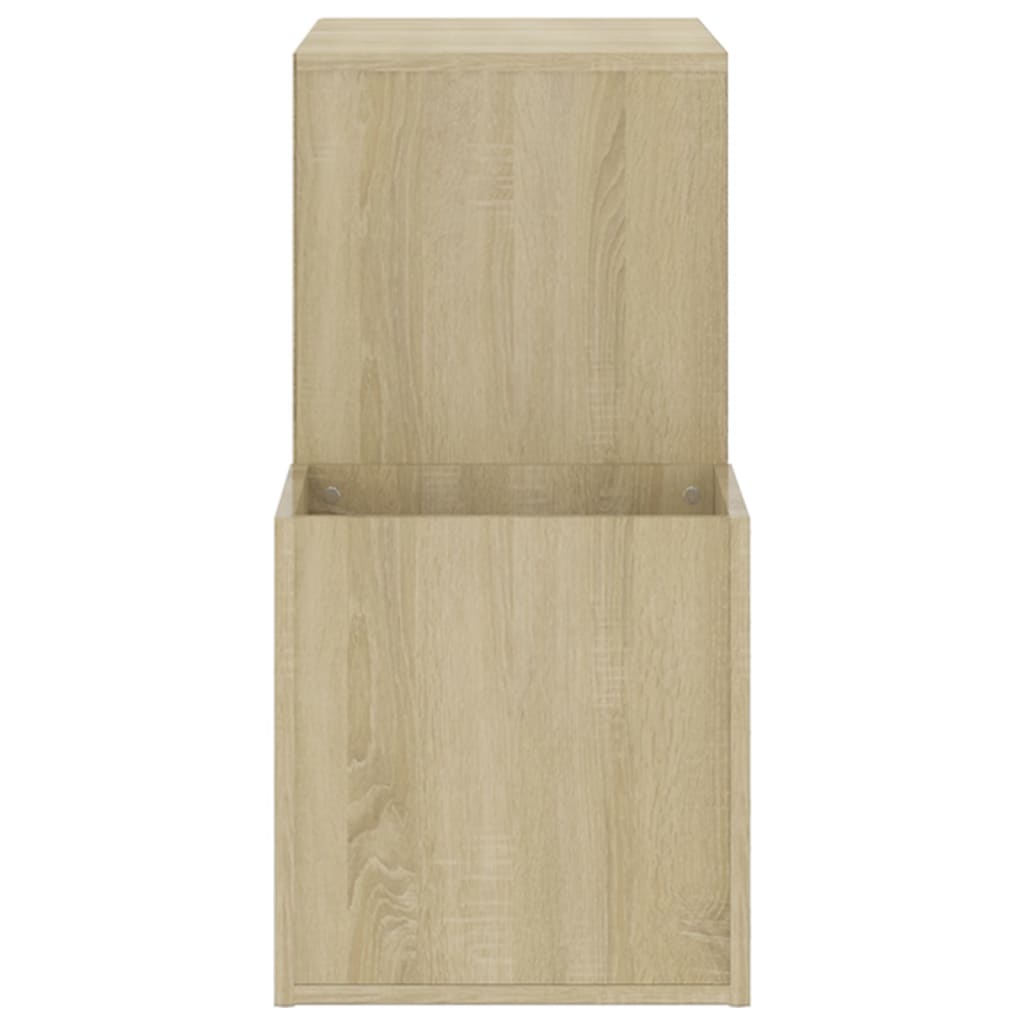 Ormarić za cipele boja hrasta 105x35,5x70 cm konstruirano drvo