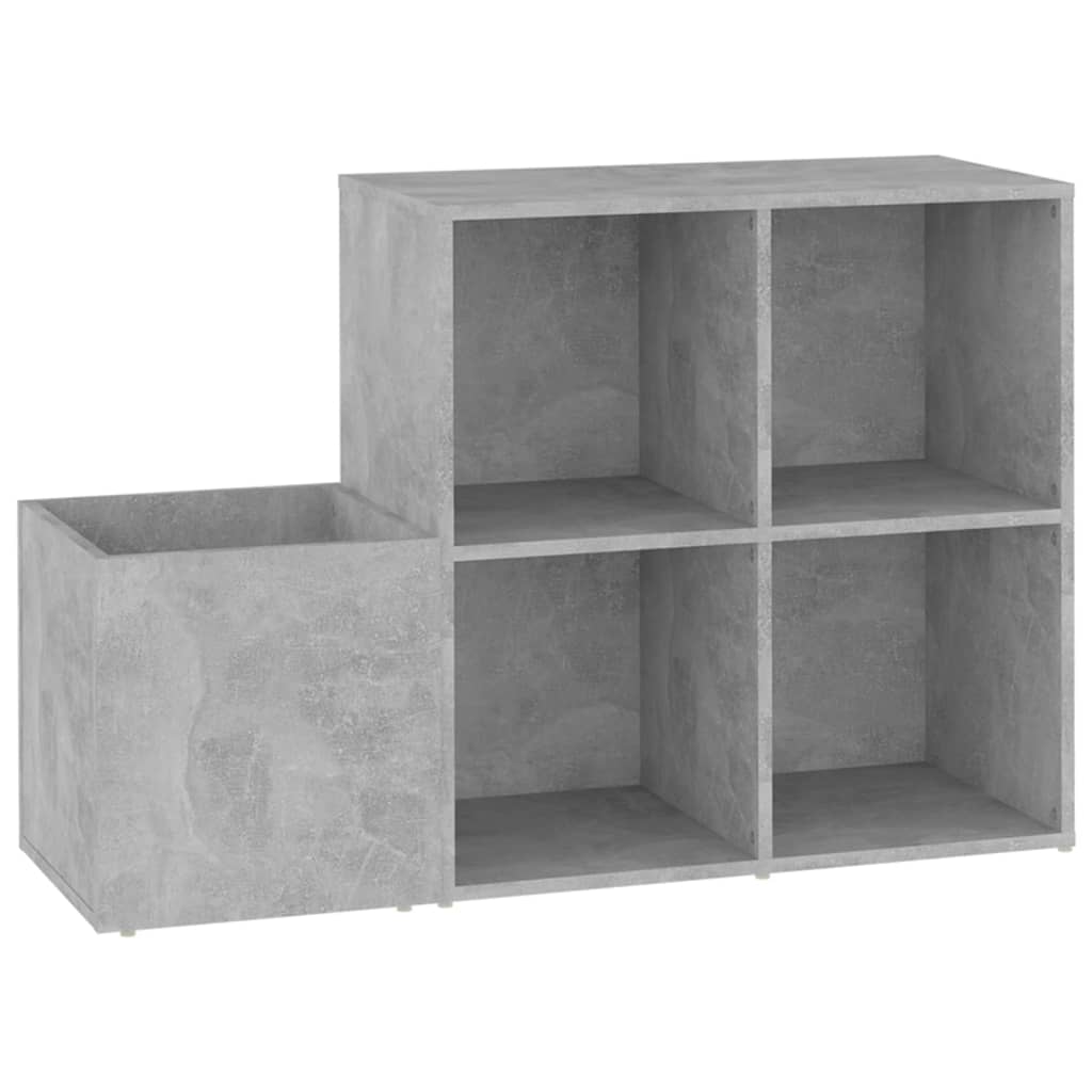 Ormarić za cipele boja betona 105x35,5x70 cm konstruirano drvo