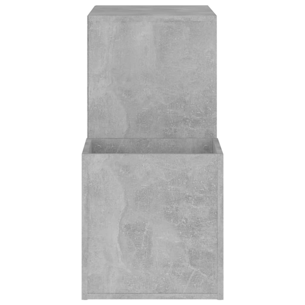 Ormarić za cipele boja betona 105x35,5x70 cm konstruirano drvo