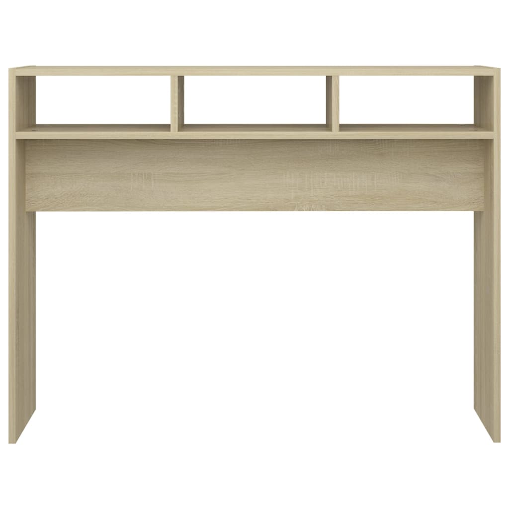 Konzolni stol boja hrasta sonome 105x30x80 cm konstruirano drvo