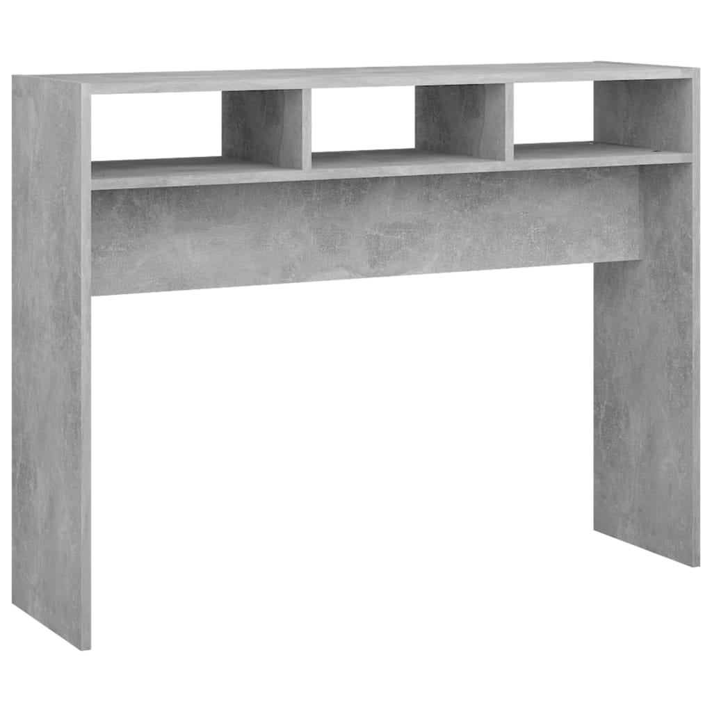 Konzolni stol boja betona 105 x 30 x 80 cm konstruirano drvo