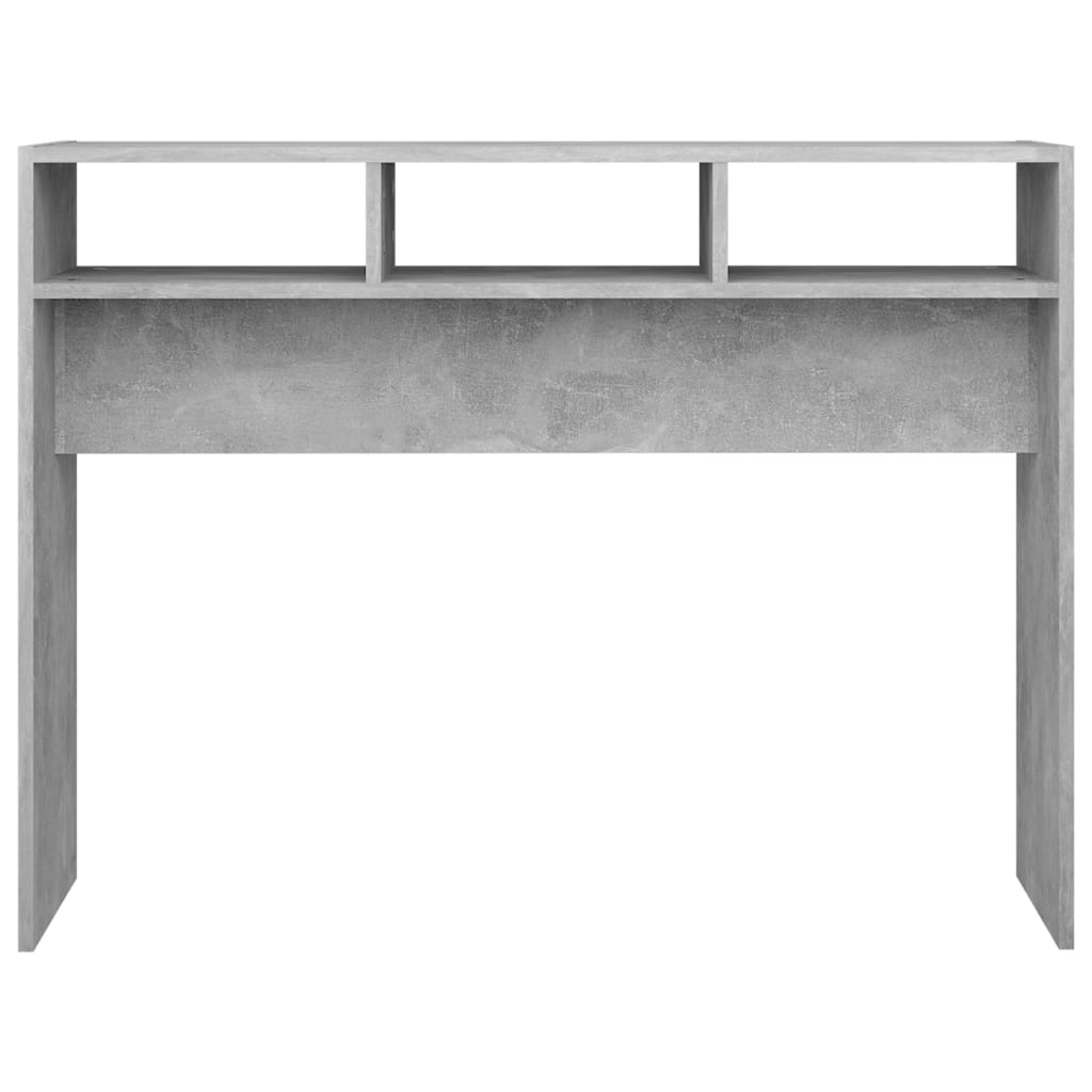Konzolni stol boja betona 105 x 30 x 80 cm konstruirano drvo