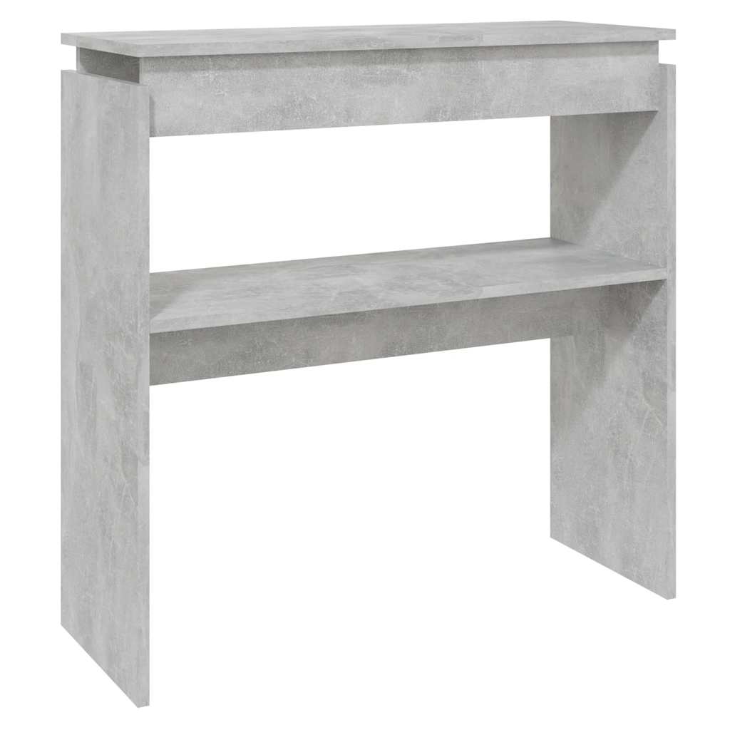 Konzolni stol smeđa boja hrasta 102x30x80 cm konstruirano drvo