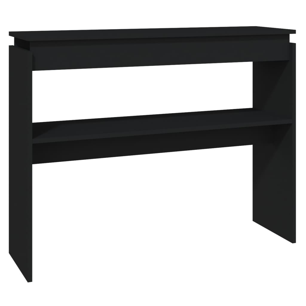 Konzolni stol crni 102 x 30 x 80 cm od konstruiranog drva