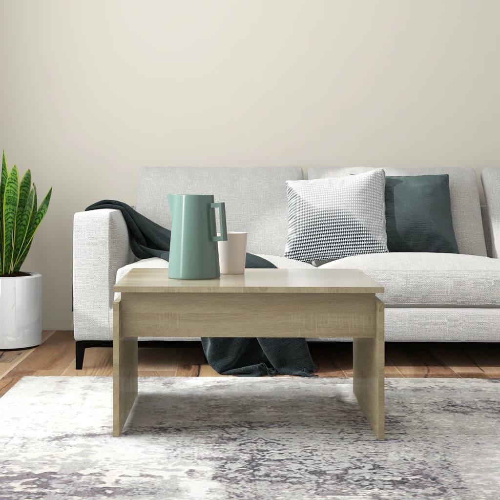 Stolić za kavu boja hrasta sonome 68x50x38 cm konstruirano drvo