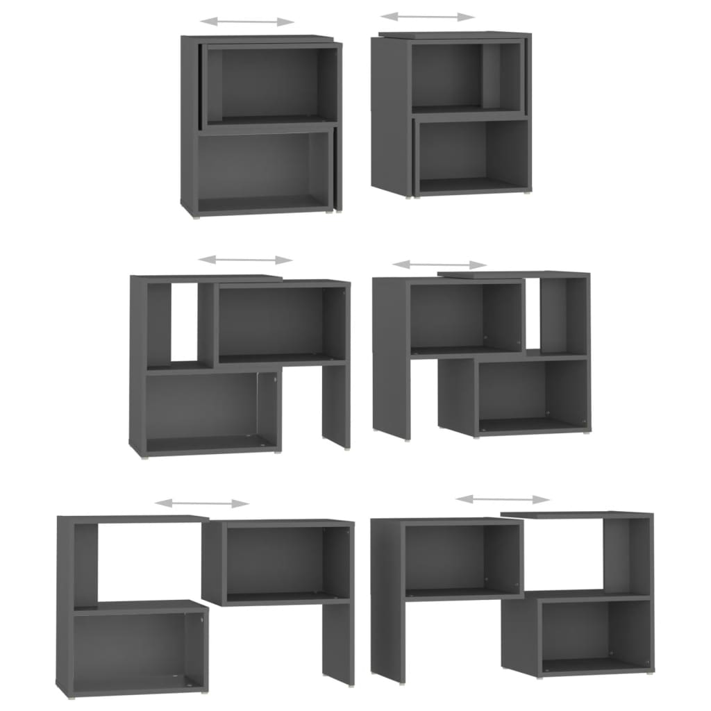 TV ormarić sivi 104 x 30 x 52 cm konstruirano drvo