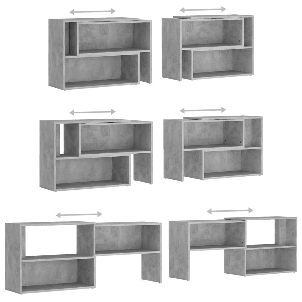 TV ormarić boja betona 149 x 30 x 52 cm konstruirano drvo