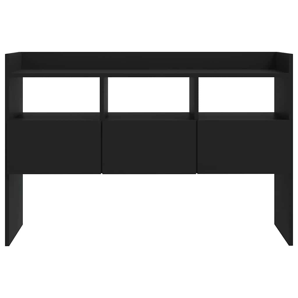 Komoda crna 105 x 30 x 70 cm od konstruiranog drva