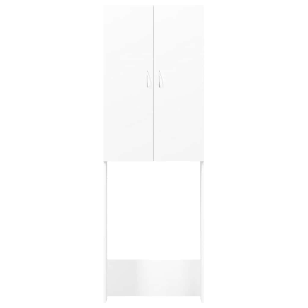 Ormarić za perilicu rublja bijeli 64 x 25,5 x 190 cm